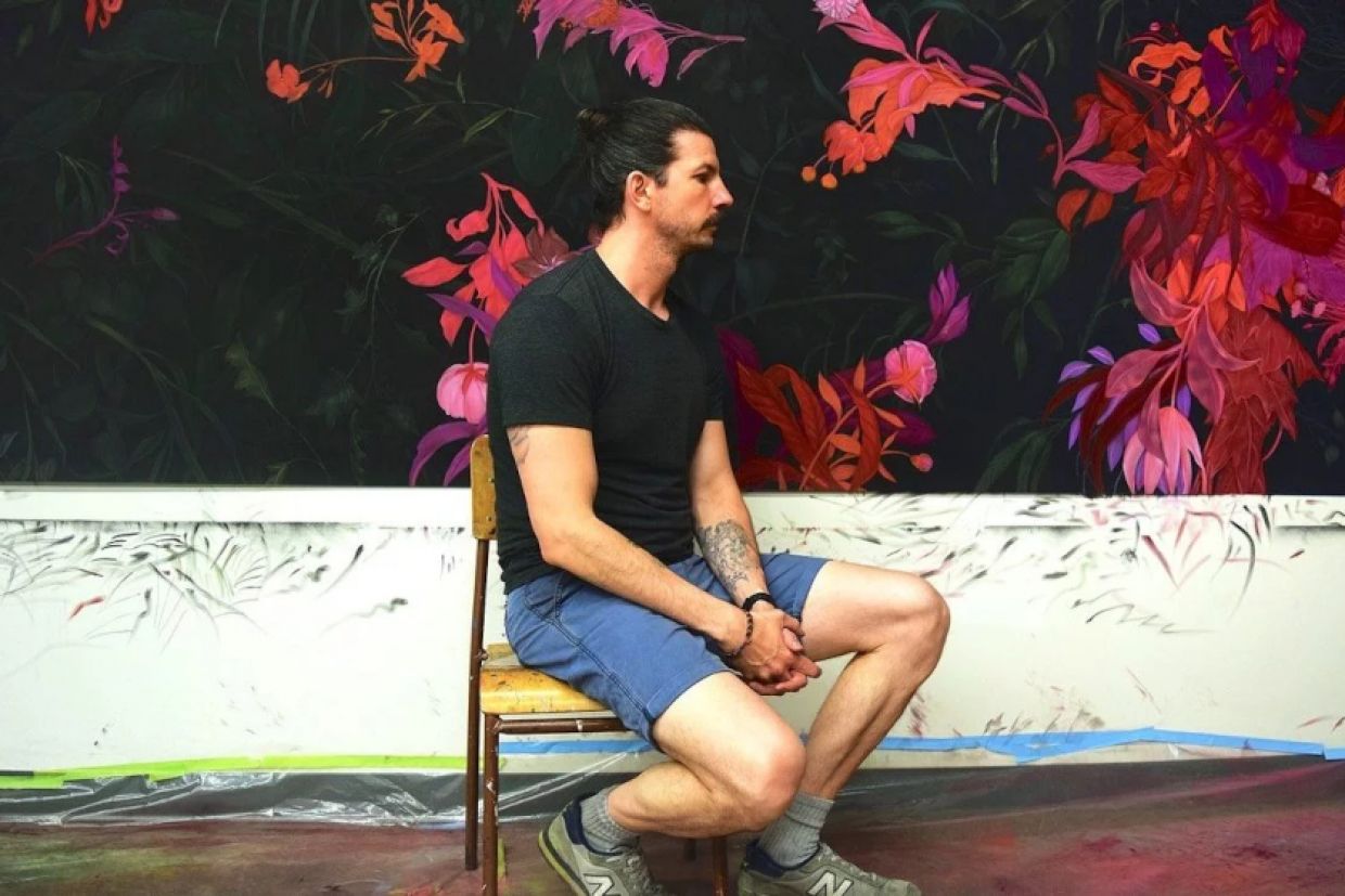 Zachari Logan, Regina studio. June 2019