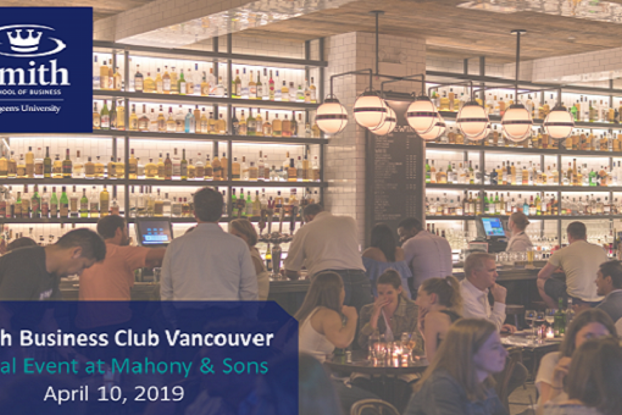 Smith Business Club Vancouver Social Event at Mahony & Sons