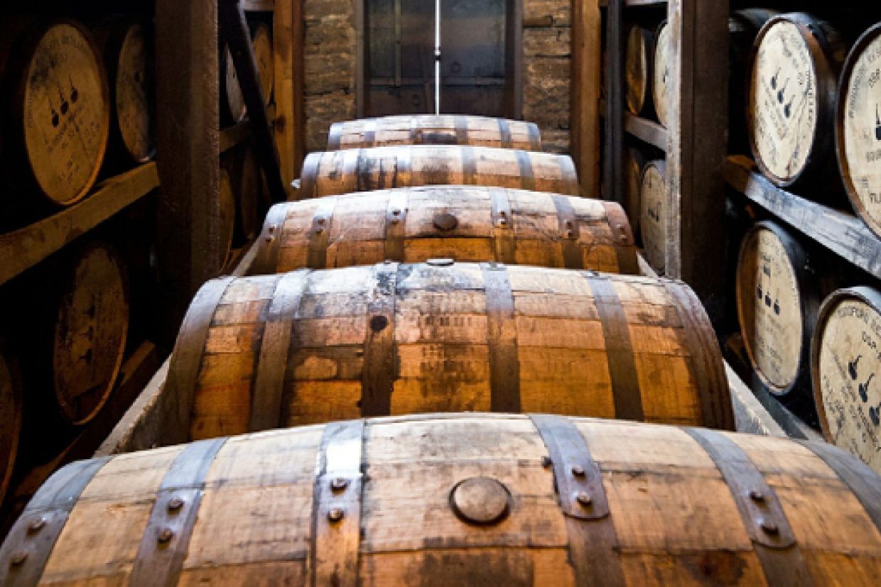 Distillery barrels