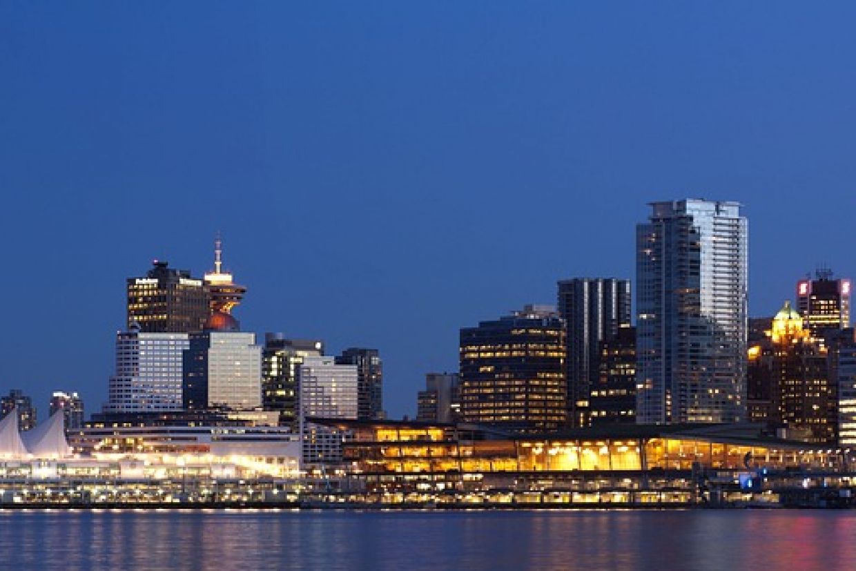 Photo of Vancouver skyline