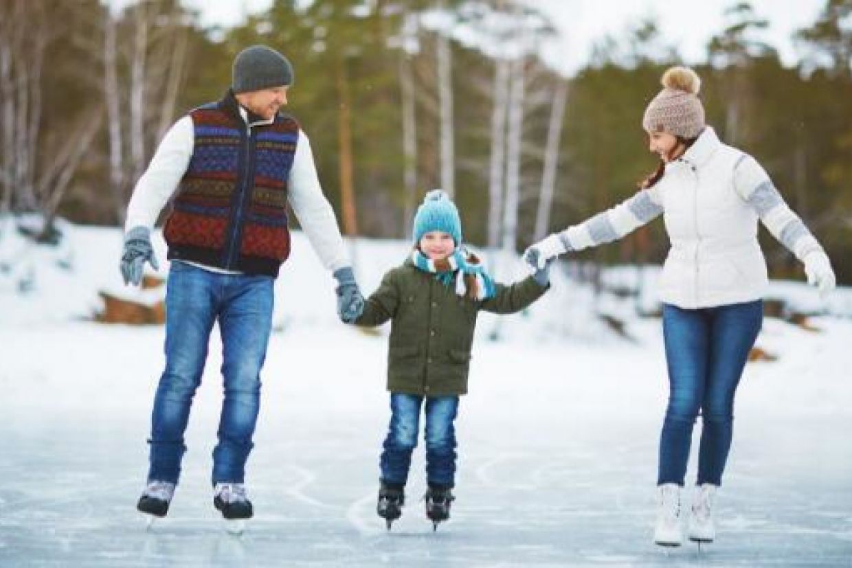 Family Winter Skating