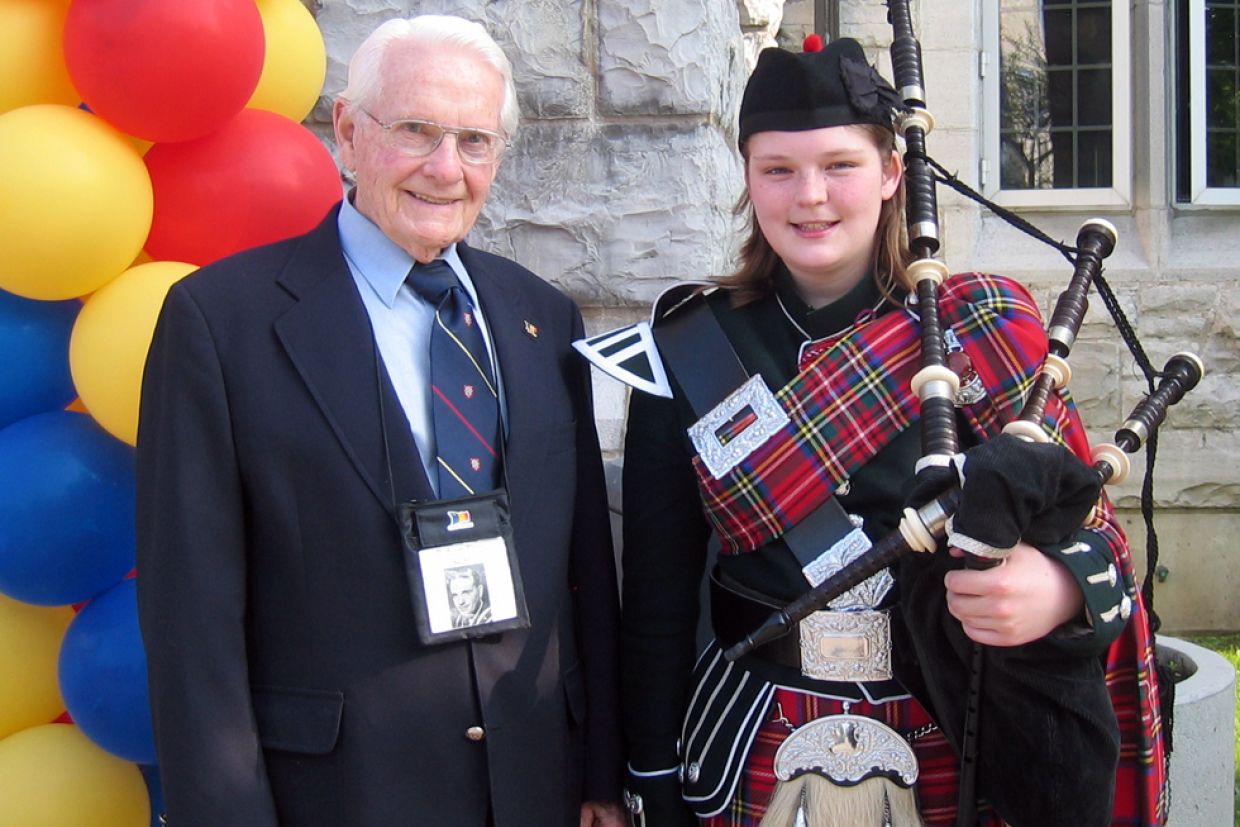 Robert Tivy at Homecoming