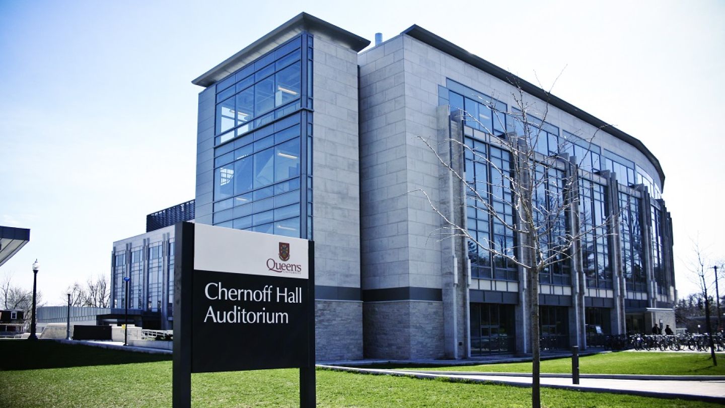 Exterior view of Chernoff Hall Auditorium 