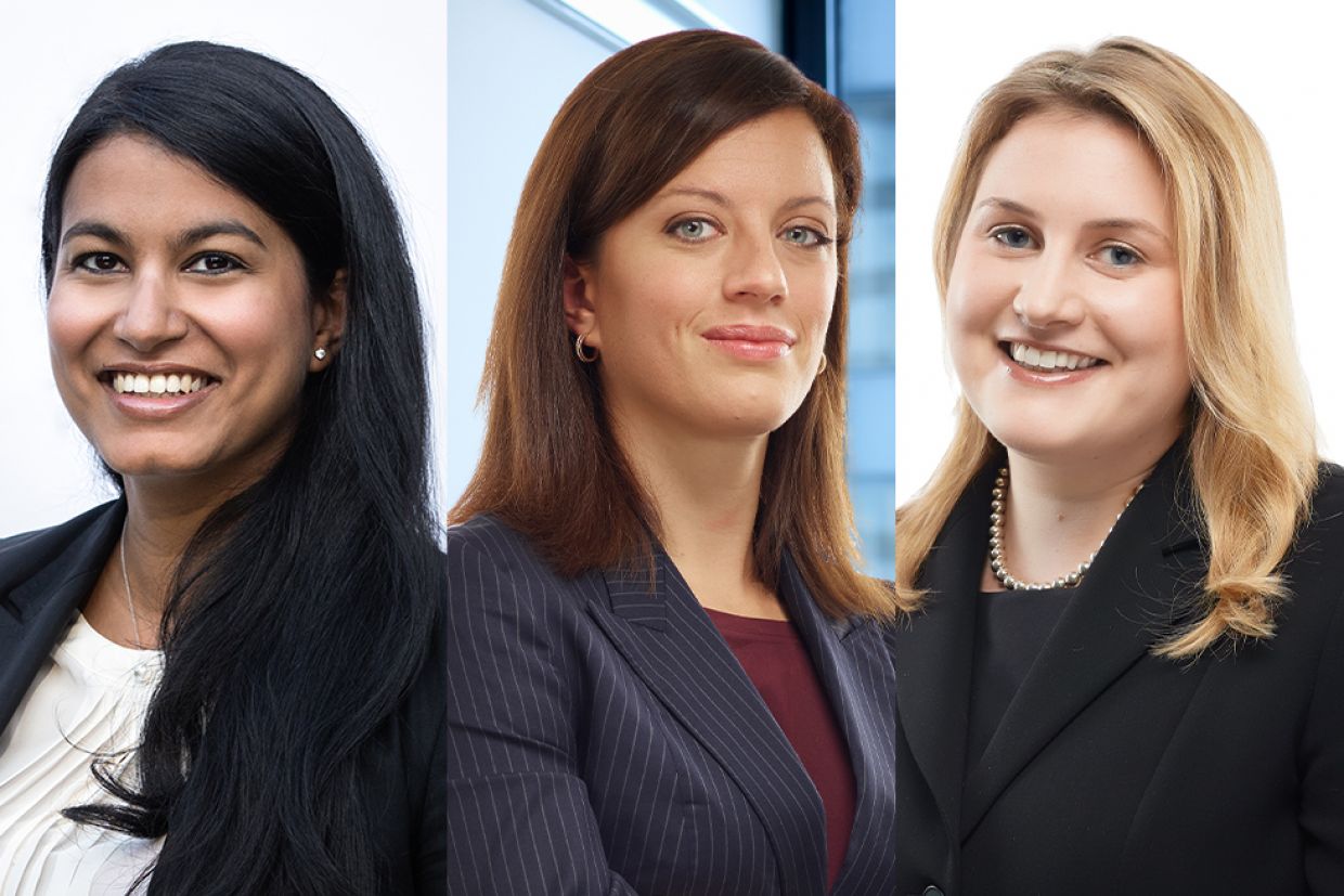 Amrita Singh, Pam Hrick, and Heidi Gordon.