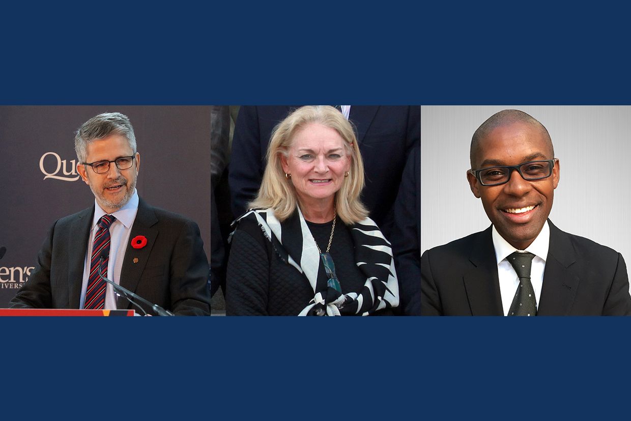 Donald Raymond, Barb Palk, and Colin Lynch.