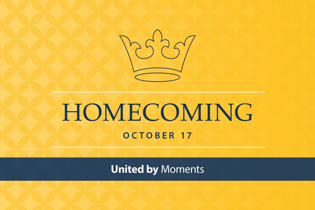 Homecoming October 17. United by moments