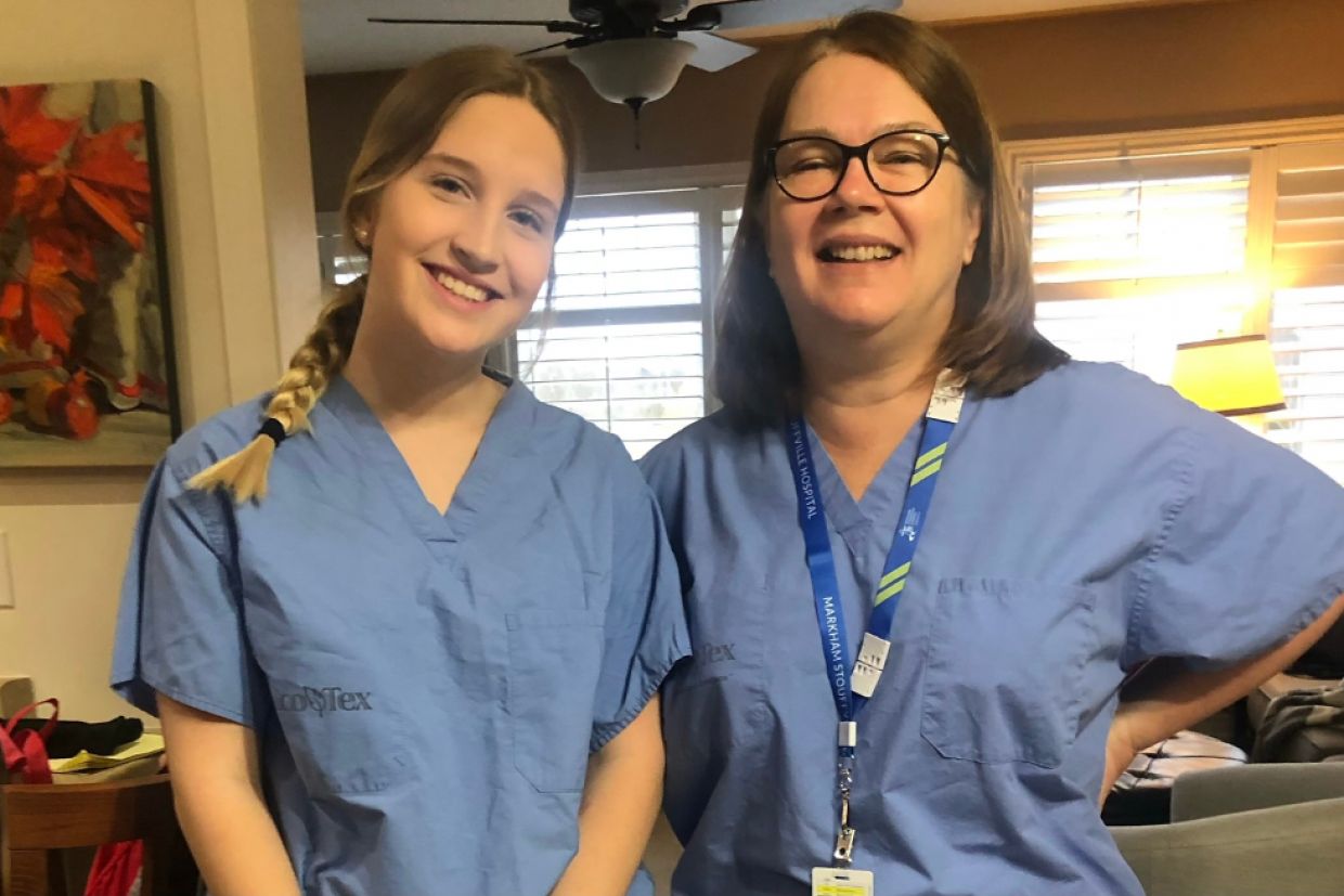 Health Sciences Dean Dr. Jane Philpott and daughter Lydia.