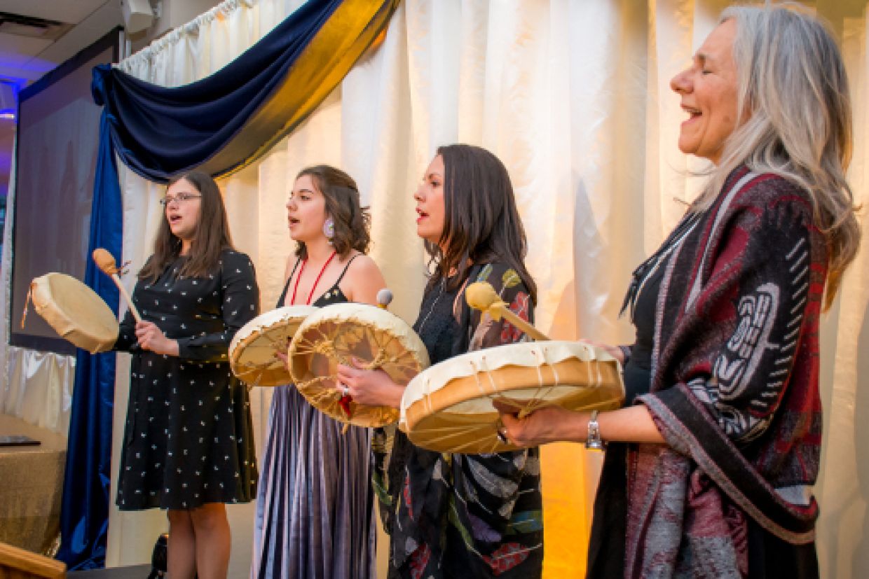 An acknowledgement of Indigenous land with song 