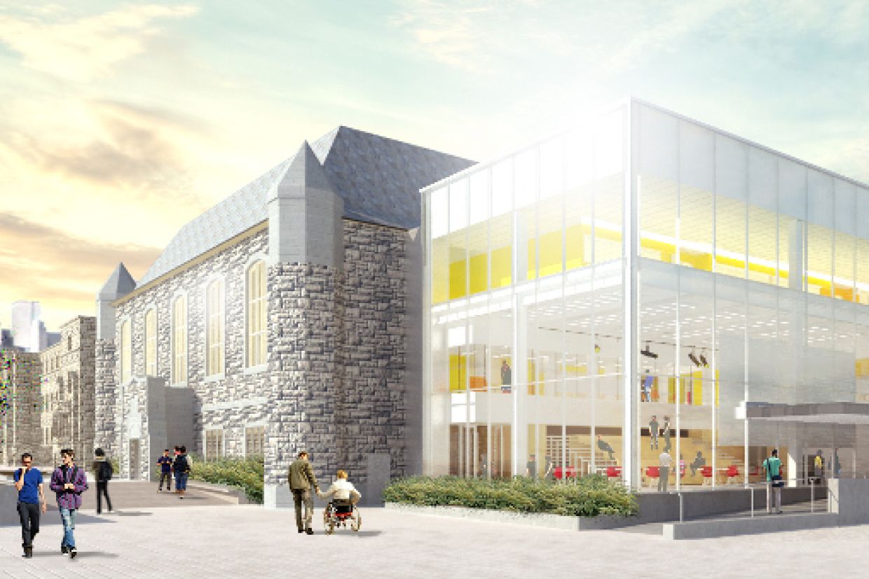 Exterior of new Innovation and Wellness Centre