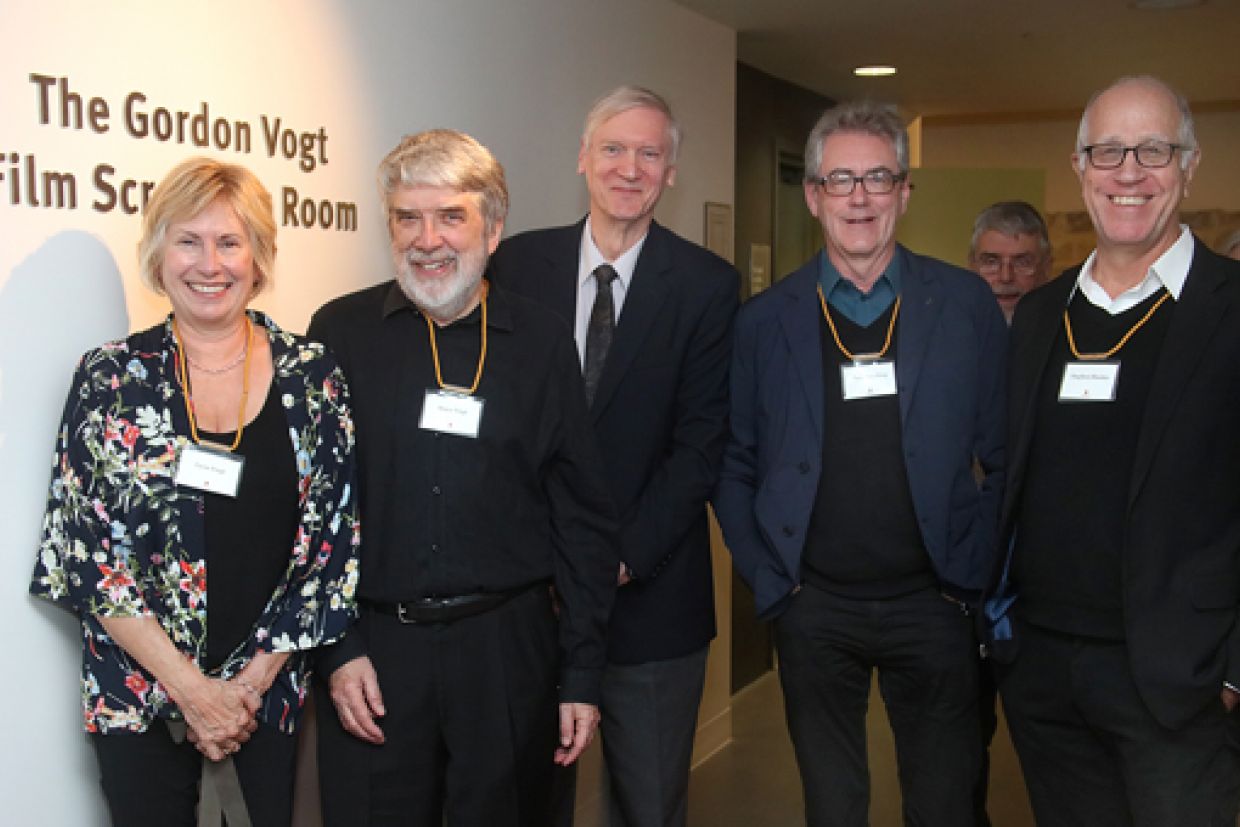 family and speakers at the event 