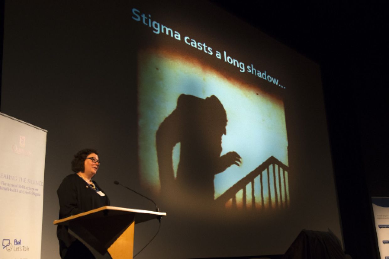 Heather Stuart at Bell Let's Talk even in Vancouver BC