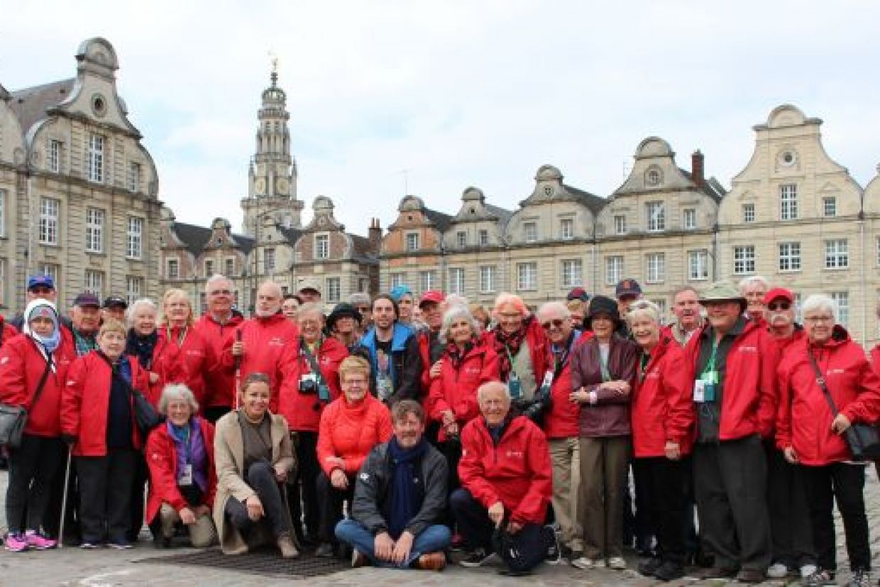 Group image of Vimy Alumni Tour Group