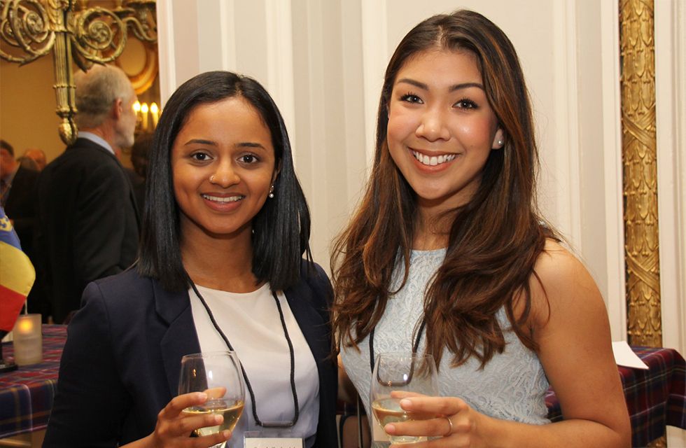 Alumnae celebrate at the 2018 Agnes Benidickson Award reception