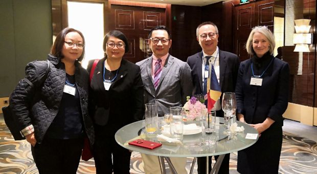 Alumni at event