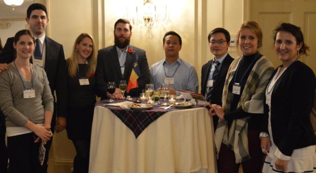 Alumni at event