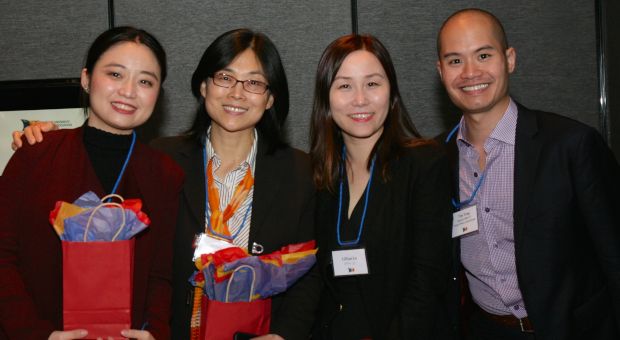 Alumni at event