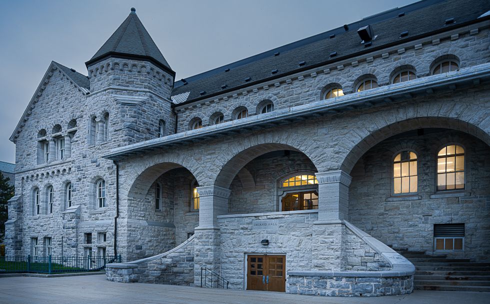 Ontario Hall in the Twilight
