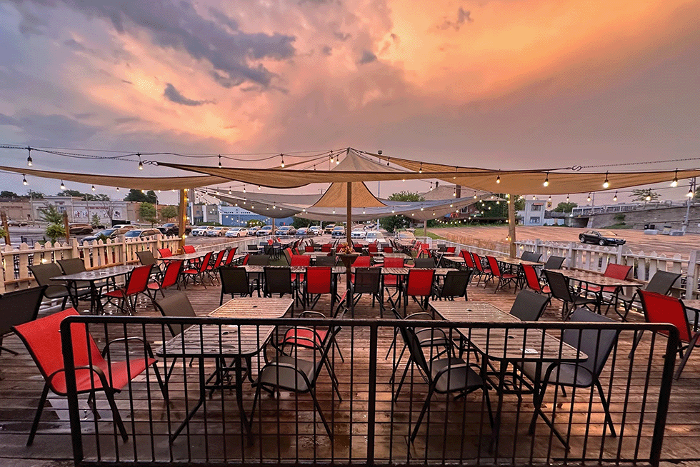 The patio at Beyond the Pale City Centre taproom