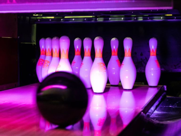 Bowling Pins and Ball