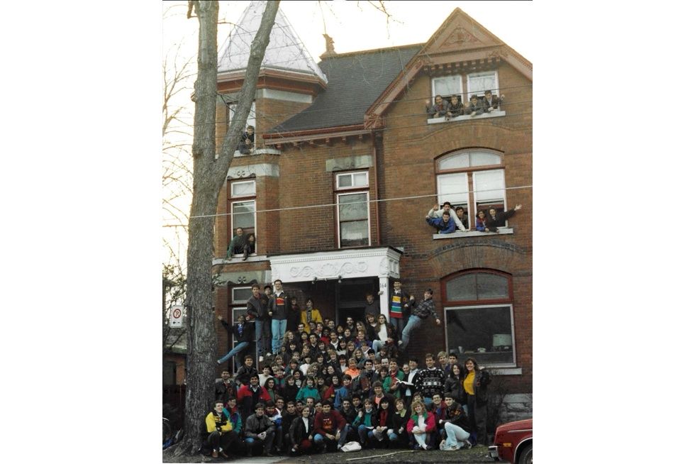 BCom'91 class photo in the Commons
