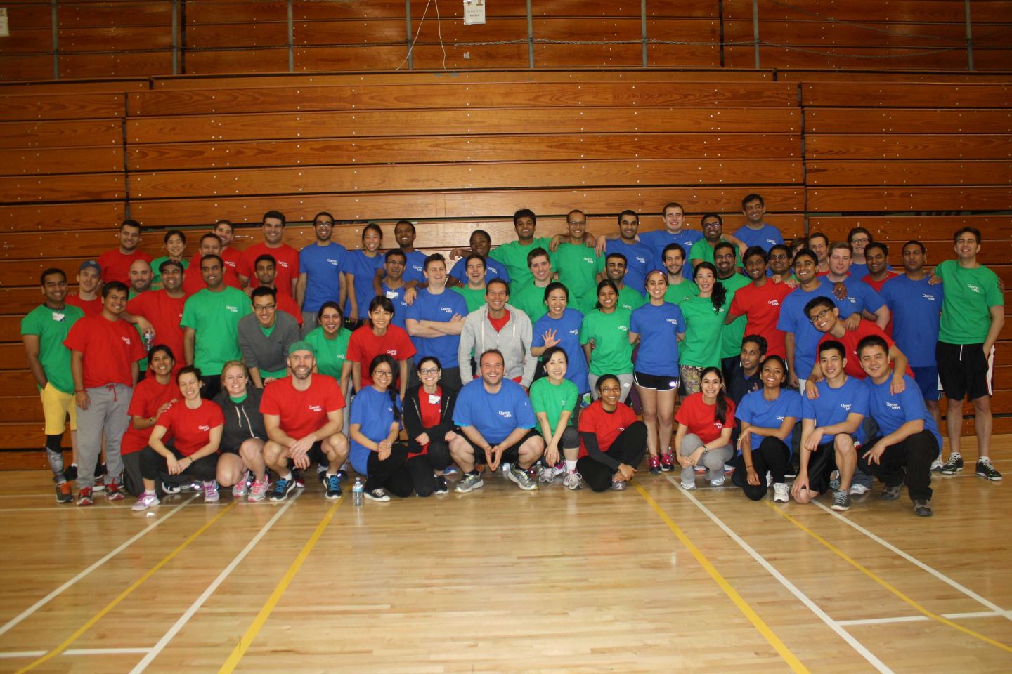 MBA'16 Class in the gym
