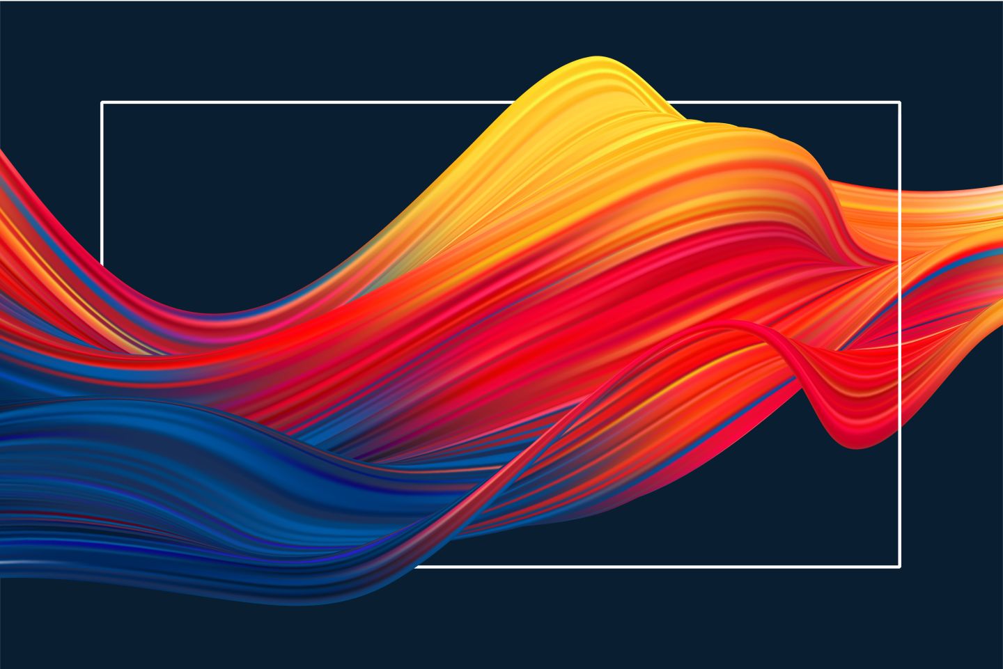 Colourful ribbon