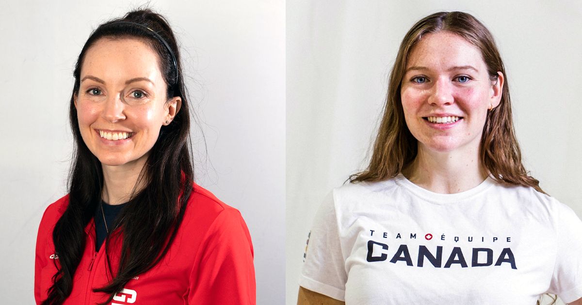 Paralympic athletes, Anne Fergusson, Sc’17, GDB’17, and Stef Reid, Artsci’06.