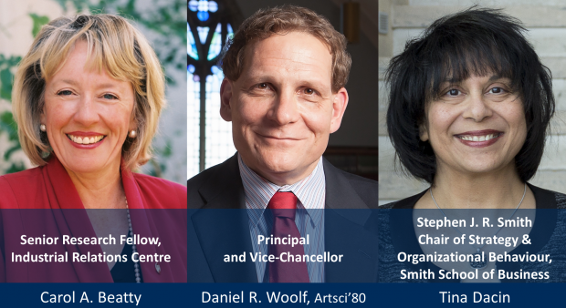 Carol Beatty, Daniel Woolf, Tina Dacin