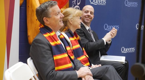 Ross Beaty, Trisha Beaty and Provost Benoit-Antoine Bacon
