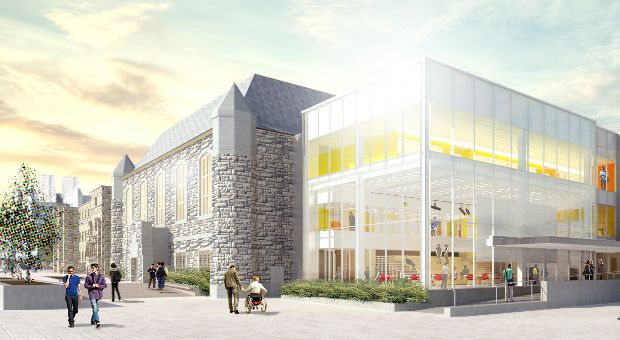 Exterior of new Innovation and Wellness Centre