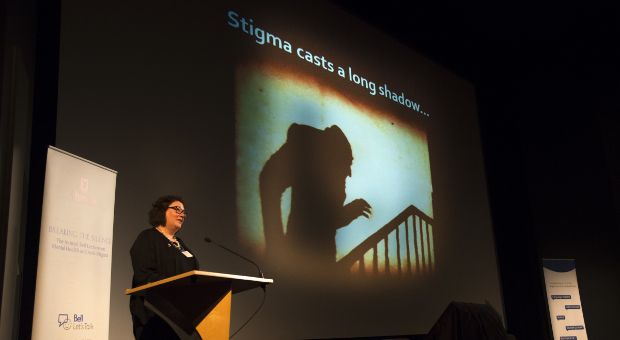Heather Stuart at Bell Let's Talk even in Vancouver BC