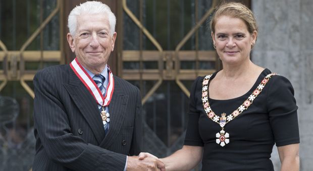 Paul Armstrong with Julie Payette