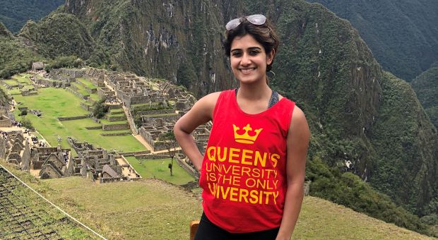 Stephanie Gomes at Machu Piccu