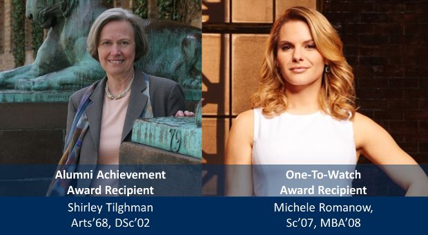 Shirley Tilghman and Michele Romanow