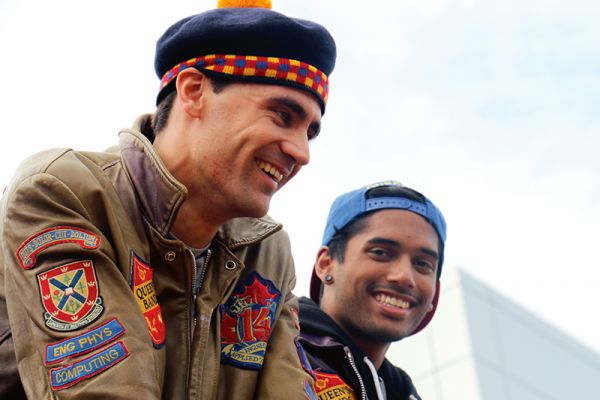 Two men at Homecoming