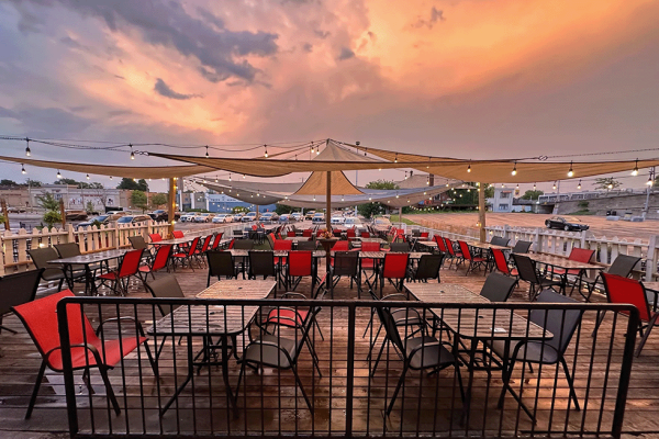 The patio at Beyond the Pale City Centre taproom
