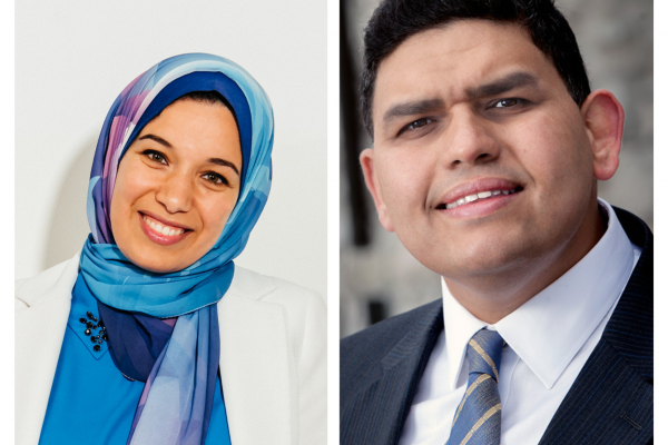 Elevate Artsci Kingston Guest Speakers, Dr. Sara Nabil and Dr. Ahmed E. Hassan