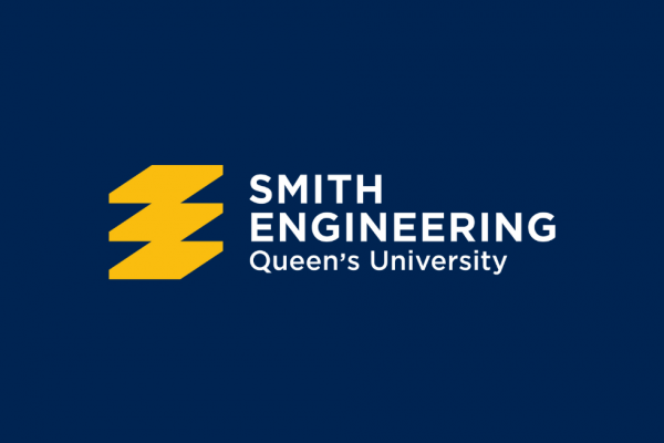 Smith Engineering logo on a blue background
