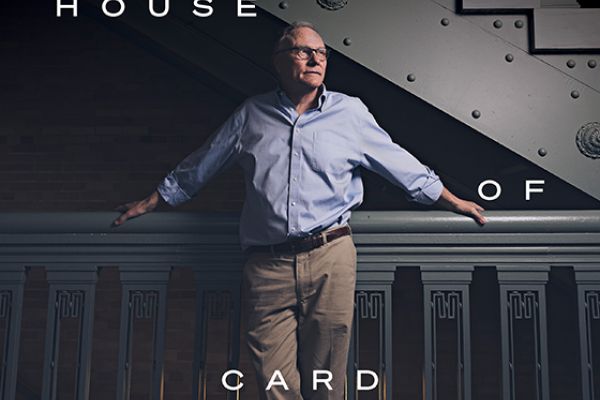 Queen's Alumni Review 2021 Issue 4 cover: House of Card