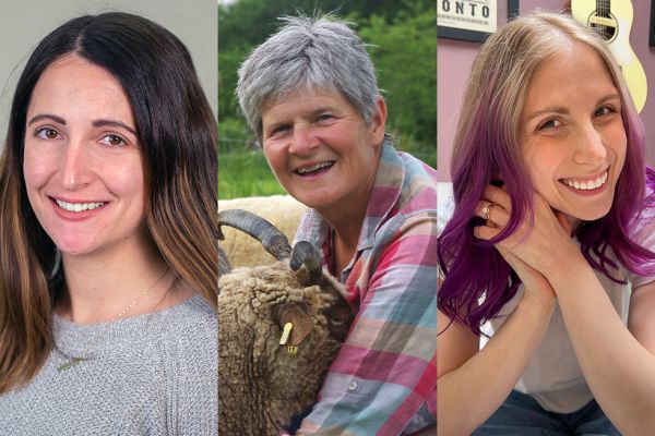 The 2026 fellowship recipients. From left to right: Stephanie Telesca, Artsci’09; Lisa Webb, MPA’06; Ariana Lewis, BHSc’24.