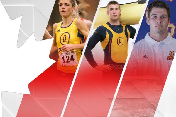 Olympic athletes Erica Wiebe, Gavin Stone and Matthew Mullins.