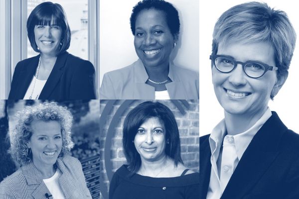 Clockwise from top left: Janet Drsydale; Juliet Daniel; Linda Plumpton; Desirée Bombenon; and Kristi Herold.