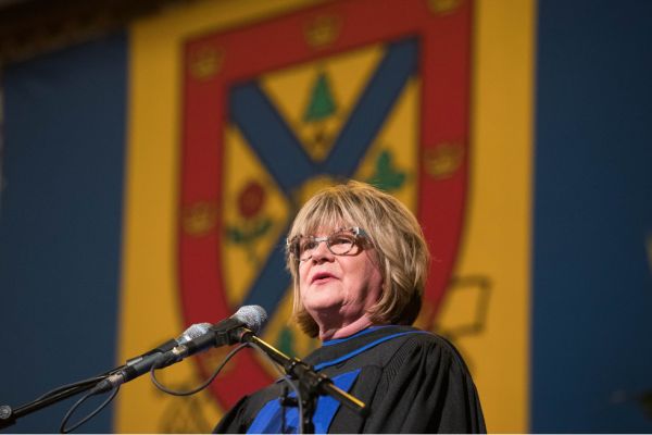CBC braodcaster and alumna Shelagh Rogers