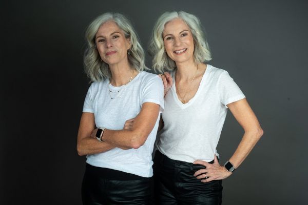 Twin-Agers founders Leslie White and Cynthia Heyd