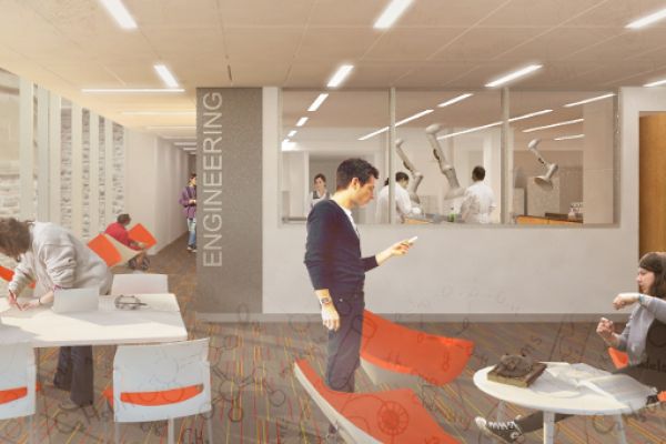 Innovation and Wellness Centre study spaces 