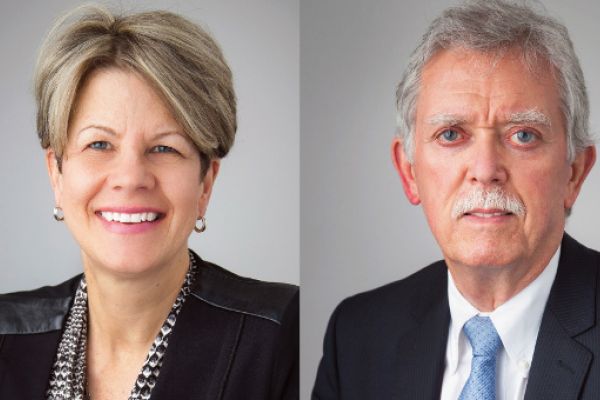 Rosemary Macklem, BCom’83 & Jim Parks, Law’71