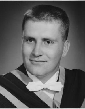 Graduation photo of John Law.