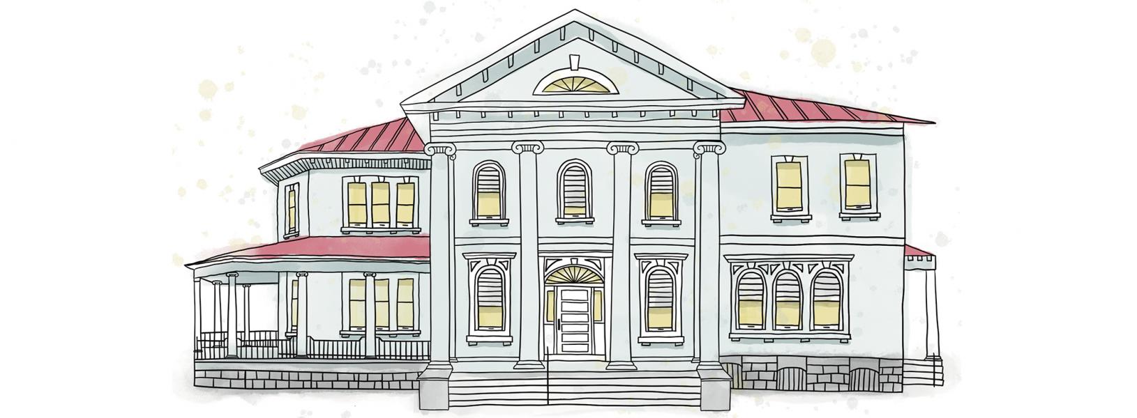 Illustration of Macklem House