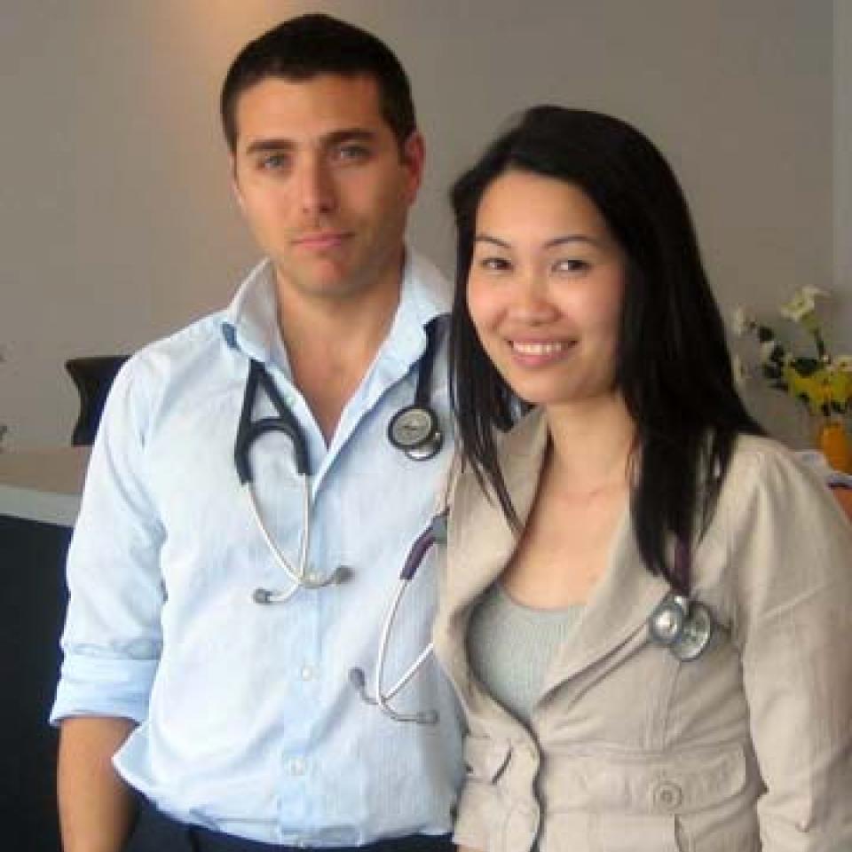 Kozanitis and his newlywed wife, Ziny Yen, Meds’09, who will finish her Family Medicine Residency at Queen’s in 2011, have not decided if they will work together although they are thinking about it. 
