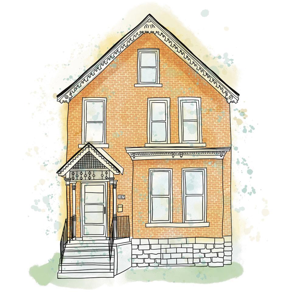 Illustration of 187 University Ave.